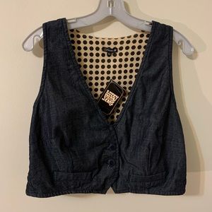 Lucky Brand Crop Vest size Juniors XL